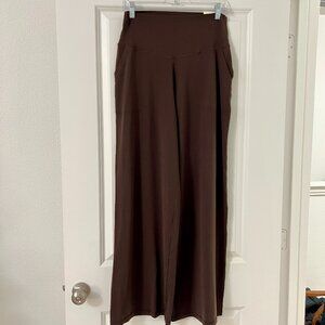 Offline by Aerie Brown Wide Leg Stretch Pants, NEW
